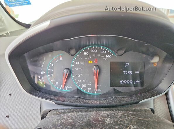 1G1JG6SH4H4170249 2017 CHEVROLET SONIC Белый Вид щитка приборов
