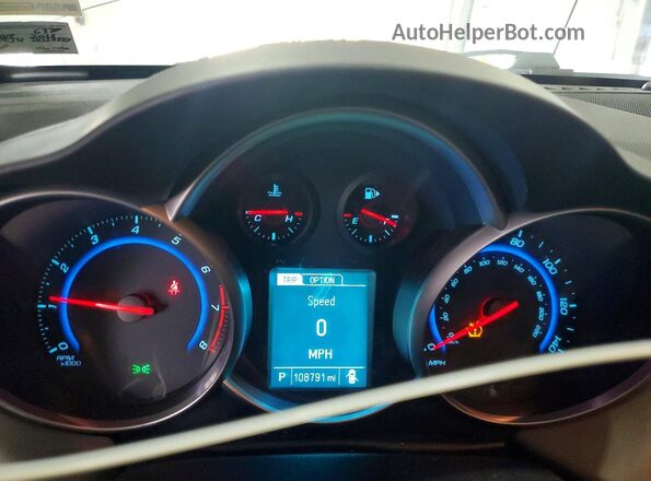 1G1PC5SG9G7166377 2016 CHEVROLET CRUZE Gray Սարքավորումների վահանակի տեսք
