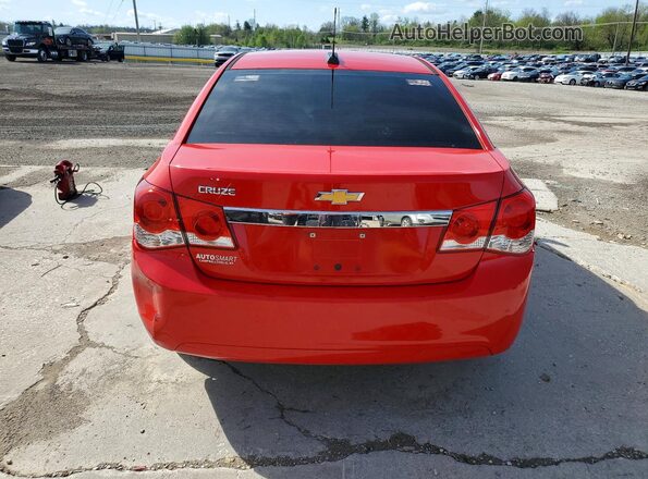 1G1PC5SH0G7188938 2016 CHEVROLET CRUZE Red Rear view