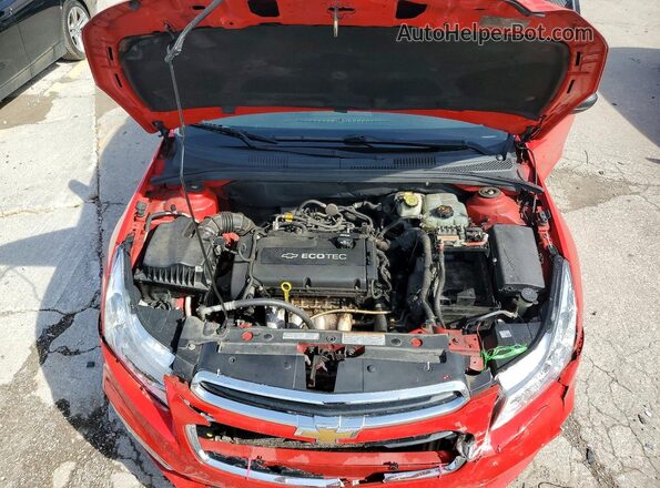 1G1PC5SH0G7188938 2016 CHEVROLET CRUZE Red Rear interior view