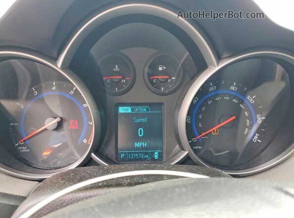 1G1PC5SH1G7183859 2016 CHEVROLET CRUZE White Սարքավորումների վահանակի տեսք