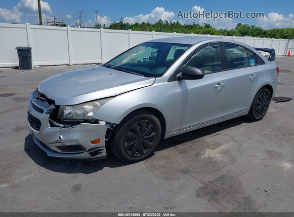 1G1PC5SH4G7213081 2016 CHEVROLET CRUZE Silver Առջևի ձախ երեք քառորդ տեսարան