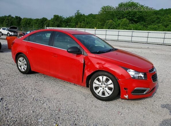 1G1PC5SH5G7217236 2016 CHEVROLET CRUZE Красный Передняя правая четверть