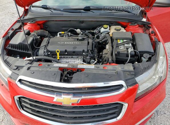 1G1PC5SH5G7217236 2016 CHEVROLET CRUZE Красный Вид задней части салона