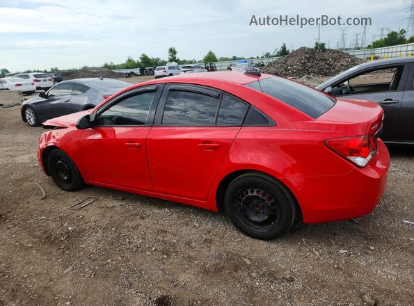 1G1PC5SH8G7183843 2016 CHEVROLET CRUZE Red Rear left