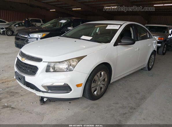 1G1PC5SH8G7209132 2016 CHEVROLET CRUZE White წინა მარცხენა ხედი სამი მეოთხედიდან