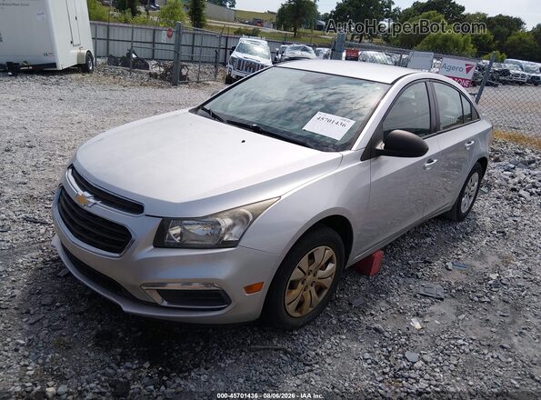 1G1PC5SH9G7115373 2016 CHEVROLET CRUZE Silver Vista tres cuartos delantera izquierda