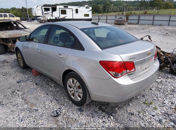 1G1PC5SH9G7115373 2016 CHEVROLET CRUZE Silver Trasero izquierdo