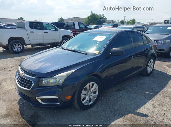 1G1PC5SH9G7159924 2016 CHEVROLET CRUZE Dark Blue Առջևի ձախ երեք քառորդ տեսարան