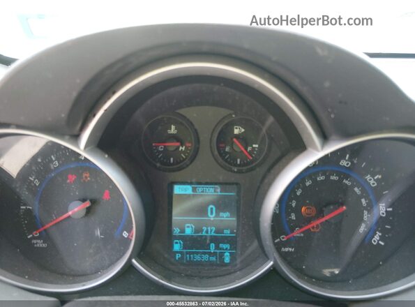 1G1PC5SH9G7172320 2016 CHEVROLET CRUZE Белый Вид задних сидений