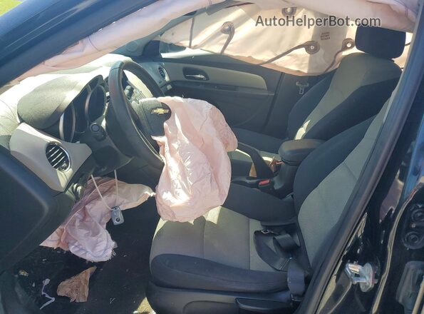 1G1PC5SH9G7173466 2016 CHEVROLET CRUZE Black Вид салону спереду