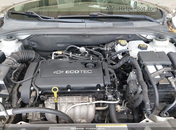 1G1PC5SH9G7219734 2016 CHEVROLET CRUZE Серебряный Вид сзади