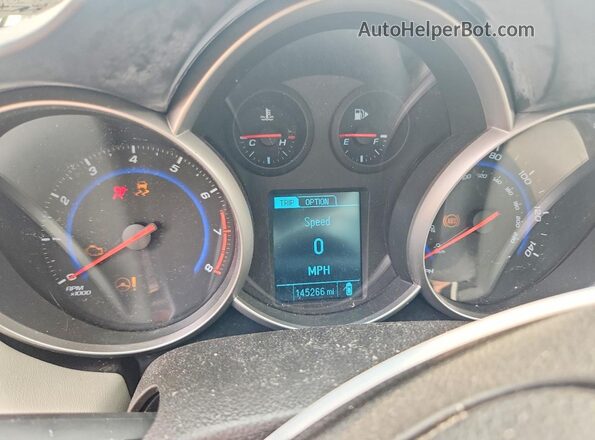 1G1PC5SHXG7201534 2016 CHEVROLET CRUZE Silver Սարքավորումների վահանակի տեսք