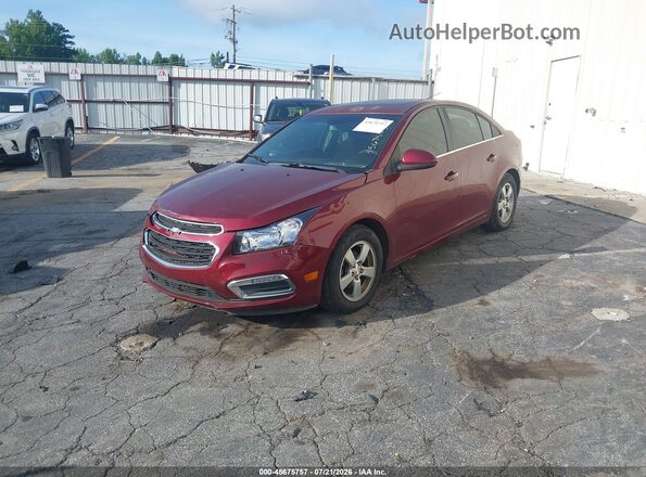 1G1PE5SB0G7107538 2016 CHEVROLET CRUZE Темно-бордовый Передняя левая четверть