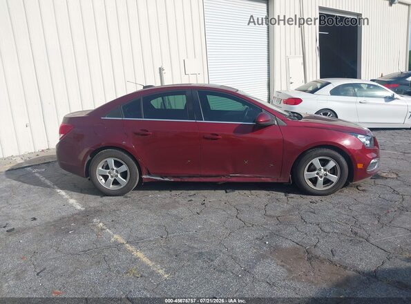 1G1PE5SB0G7107538 2016 CHEVROLET CRUZE Темно-бордовый Вид задней части салона
