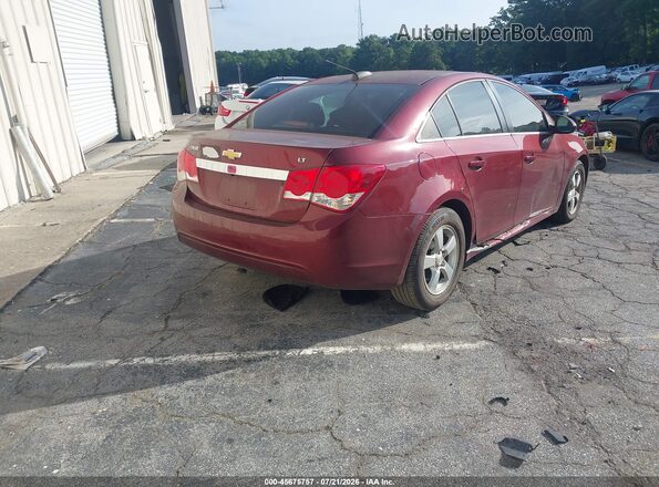 1G1PE5SB0G7107538 2016 CHEVROLET CRUZE Темно-бордовый Задняя правая четверть
