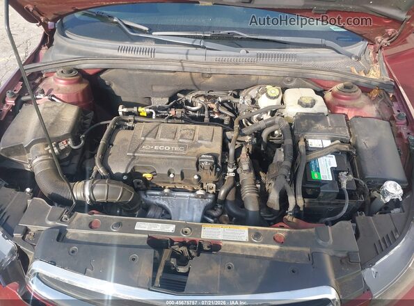 1G1PE5SB0G7107538 2016 CHEVROLET CRUZE Темно-бордовый Вид сзади