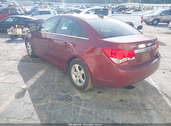 1G1PE5SB0G7107538 2016 CHEVROLET CRUZE Темно-бордовый Задняя левая четверть