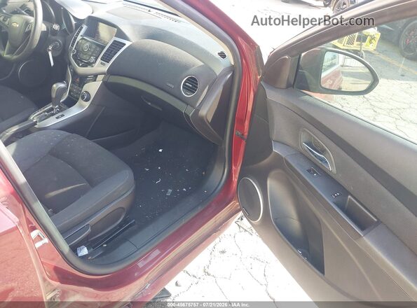 1G1PE5SB0G7107538 2016 CHEVROLET CRUZE Темно-бордовый Вид салона спереди