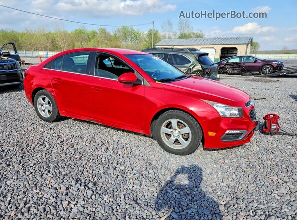 1G1PE5SB1G7101022 2016 CHEVROLET CRUZE Красный Передняя правая четверть