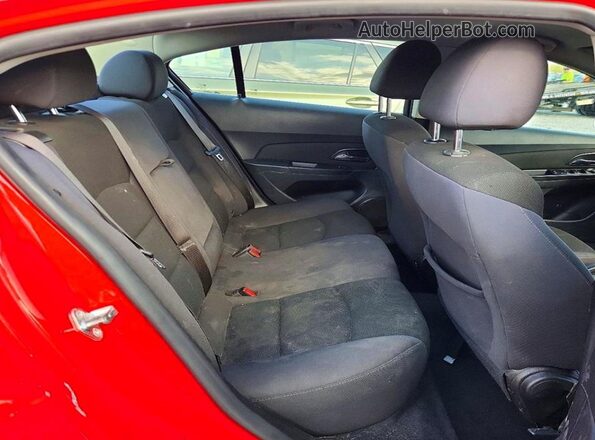 1G1PE5SB1G7101022 2016 CHEVROLET CRUZE Красный Вид задних сидений