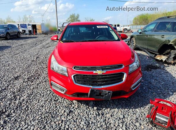 1G1PE5SB1G7101022 2016 CHEVROLET CRUZE Красный Вид спереди