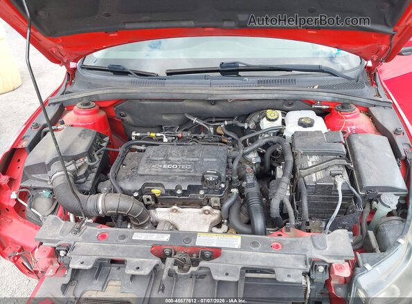 1G1PE5SB1G7107855 2016 CHEVROLET CRUZE Красный Вид сзади