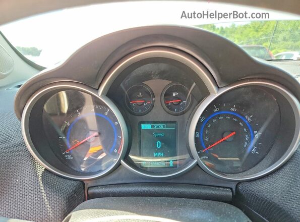 1G1PE5SB1G7177744 2016 CHEVROLET CRUZE White Widok zestawu wskaźników