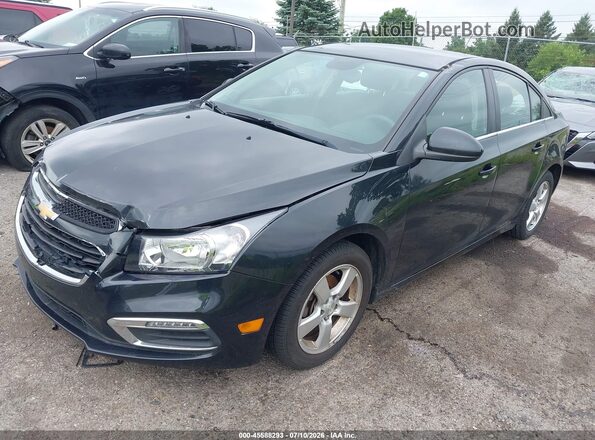 1G1PE5SB1G7189165 2016 CHEVROLET CRUZE Черный Передняя левая четверть