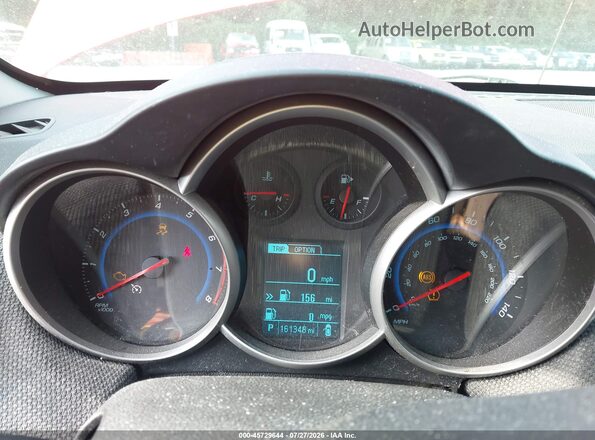 1G1PE5SB2G7106617 2016 CHEVROLET CRUZE Red Vista de los asientos traseros