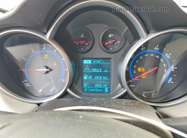 1G1PE5SB2G7112353 2016 CHEVROLET CRUZE Красный Вид щитка приборов
