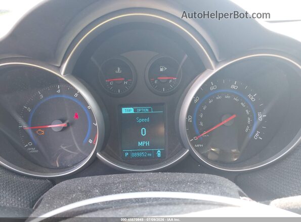 1G1PE5SB2G7136605 2016 CHEVROLET CRUZE Silver უკანა სავარძლების ხედი