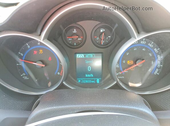 1G1PE5SB2G7208337 2016 CHEVROLET CRUZE White Widok zestawu wskaźników