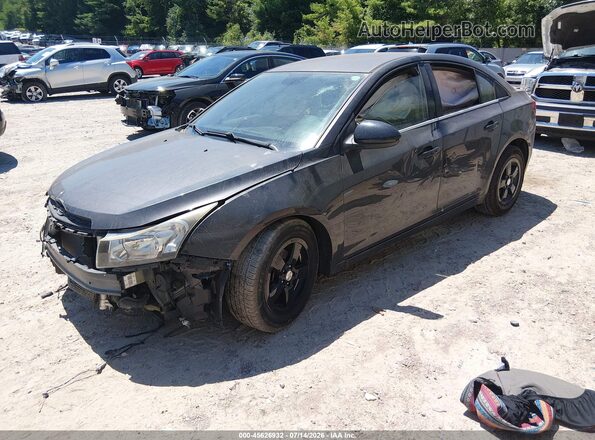 1G1PE5SB3G7164672 2016 CHEVROLET CRUZE Black წინა მარცხენა ხედი სამი მეოთხედიდან