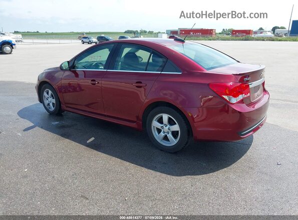 1G1PE5SB4G7182498 2016 CHEVROLET CRUZE Maroon Tył lewy