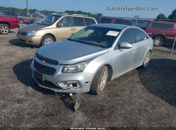 1G1PE5SB5G7110693 2016 CHEVROLET CRUZE Серебряный Передняя левая четверть