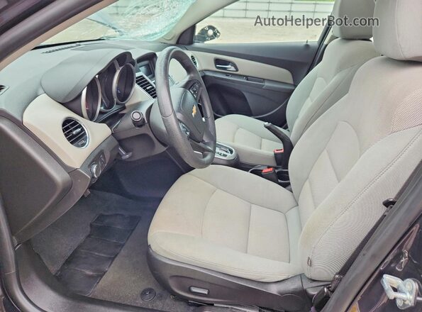 1G1PE5SB5G7218795 2016 CHEVROLET CRUZE Gray წინა სალონის ხედი
