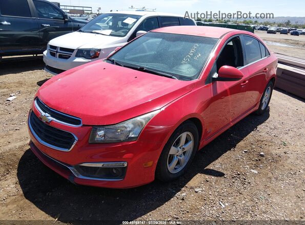 1G1PE5SB7G7129472 2016 CHEVROLET CRUZE Красный Передняя левая четверть