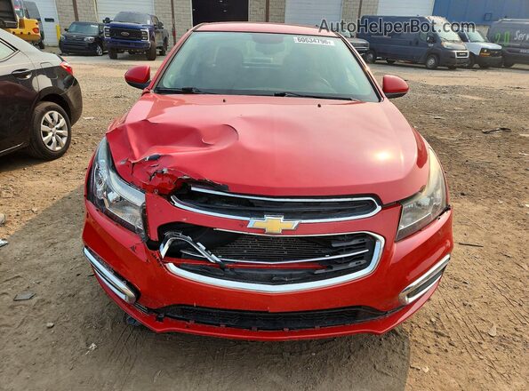 1G1PE5SB7G7181622 2016 CHEVROLET CRUZE Red Вид спереду
