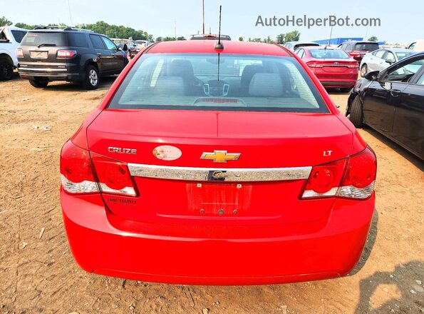 1G1PE5SB7G7181622 2016 CHEVROLET CRUZE Red Вид ззаду