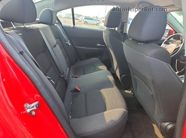 1G1PE5SB7G7181622 2016 CHEVROLET CRUZE Red Вид задніх сидінь