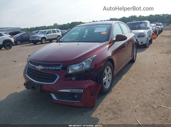 1G1PE5SB8G7142098 2016 CHEVROLET CRUZE Red წინა მარცხენა ხედი სამი მეოთხედიდან