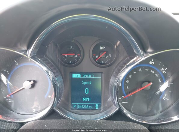 1G1PE5SB8G7142098 2016 CHEVROLET CRUZE Red უკანა სავარძლების ხედი