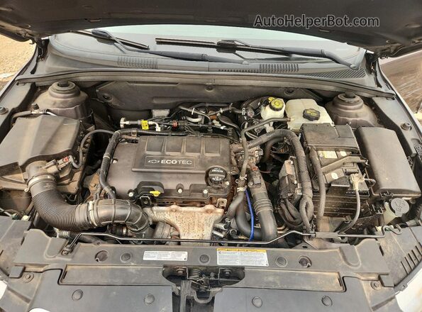 1G1PE5SB8G7189180 2016 CHEVROLET CRUZE Charcoal Вид задньої частини салону
