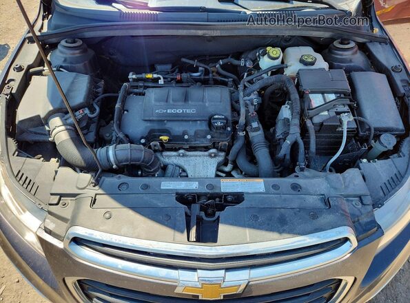 1G1PE5SBXG7104484 2016 CHEVROLET CRUZE Black Widok wnętrza z tyłu