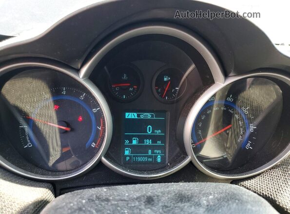 1G1PE5SBXG7124377 2016 CHEVROLET CRUZE Blue Սարքավորումների վահանակի տեսք