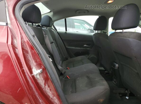 1G1PE5SBXG7189438 2016 CHEVROLET CRUZE Red Հետևի նստատեղերի տեսք