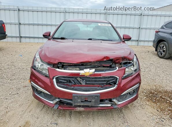 1G1PE5SBXG7189438 2016 CHEVROLET CRUZE Red Դիմացի տեսք