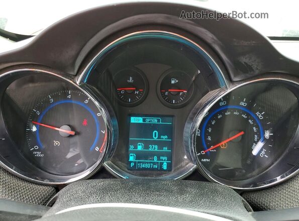 1G1PE5SBXG7189438 2016 CHEVROLET CRUZE Red Սարքավորումների վահանակի տեսք