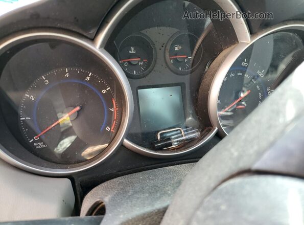 1G1PE5SBXG7194686 2016 CHEVROLET CRUZE Black Widok zestawu wskaźników